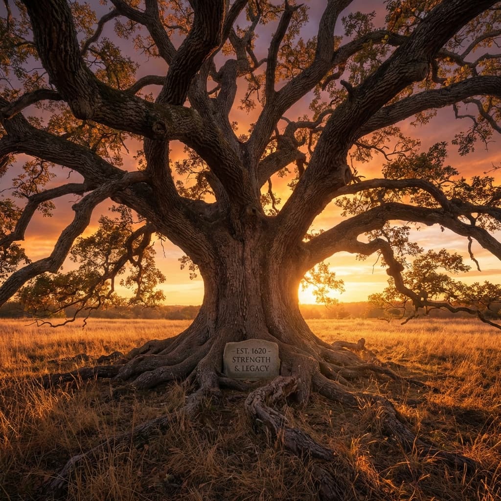 Ancient Oak Tree symbolizing Legacy